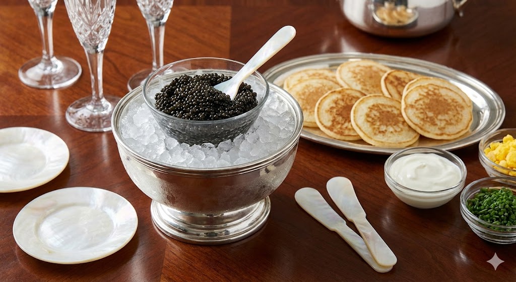 The Proper Caviar Service 